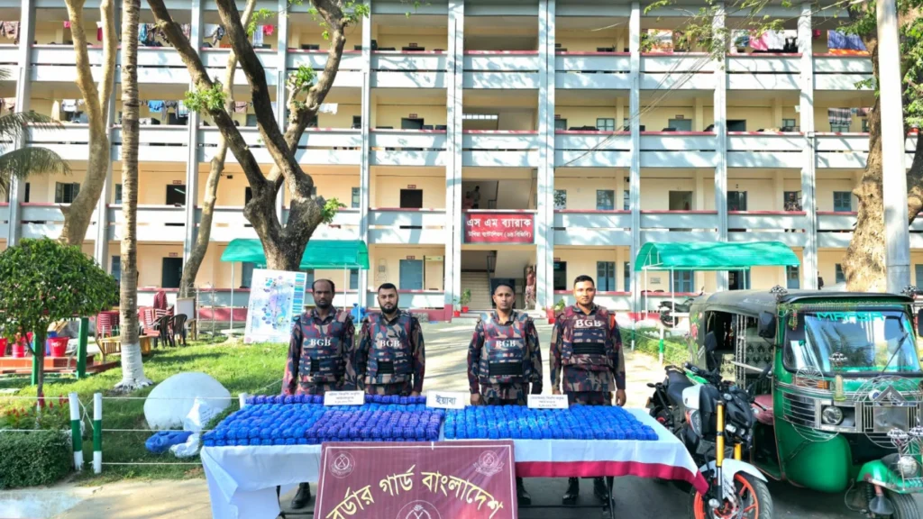 BGB recovers 9.8 lakh yaba pills after gunfight with smugglers at Cox’s Bazar border