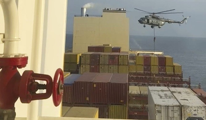 Iran seizes Israel-linked ship in Arabian Gulf
