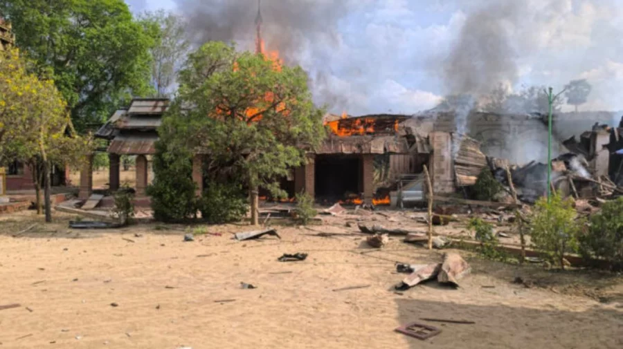 AA: Myanmar air strike kills 19 high school students
