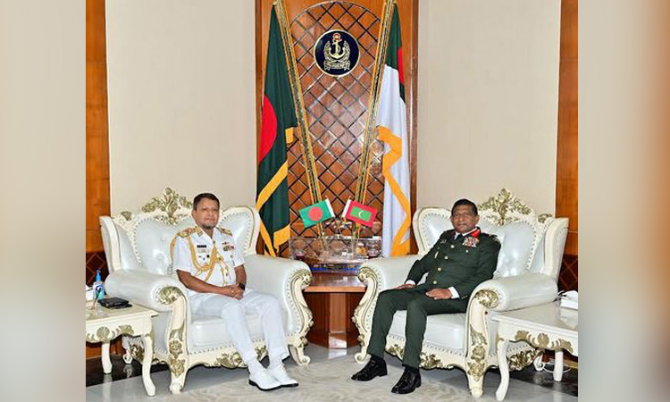 Maldivian defence force chief calls on naval chief