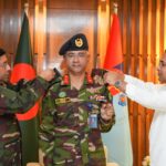 PM Tarique pins Maj Gen rank badge on new DGFI DG