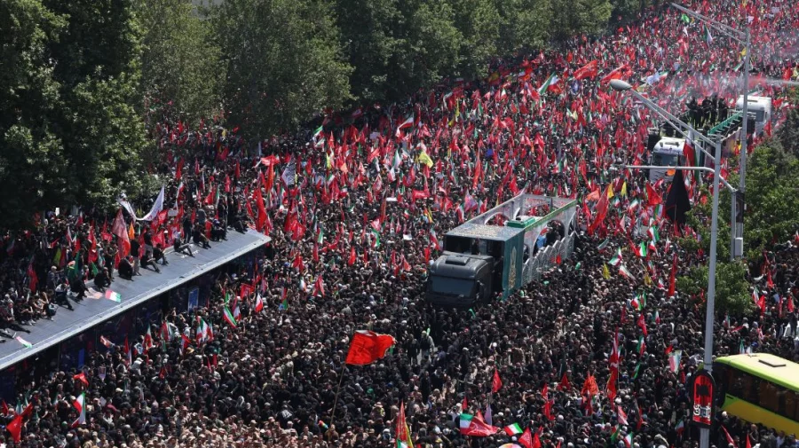Millions gather as Khamenei funeral procession begins in Tehran