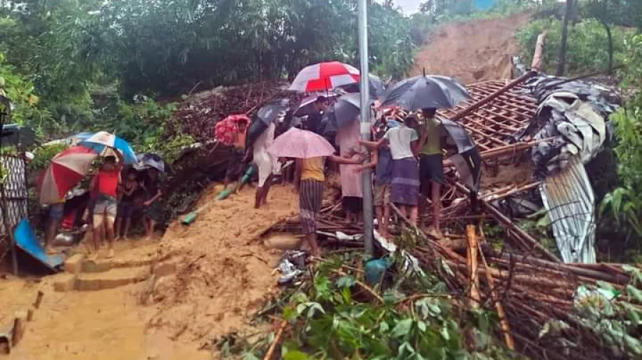 Nine killed in separate landslides in Cox's Bazar amid heavy rainfall